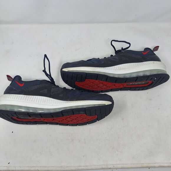 Nike Air Max Genome Blue Red Swoosh Low Top Sneakers Basketball Streetwear Sz 15 main image 4